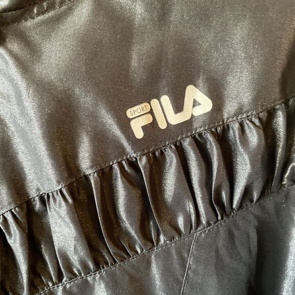 Fila Sport Jacket Women’s Size Large? Windbreaker Full Zip Light Cords Hooded - Picture 2 of 12
